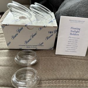Princess House Floating tea light holders! Item #181